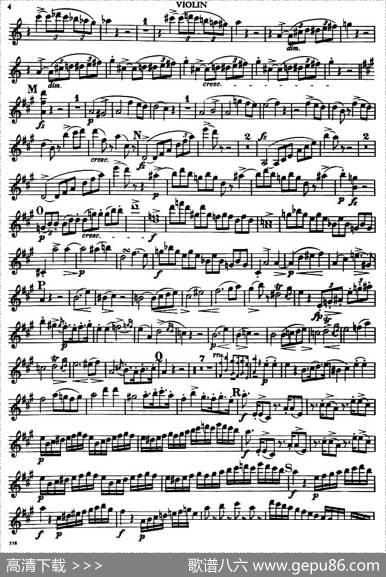 TROUTQUINTET（鳟鱼五重奏）（小提琴分谱）|舒伯特