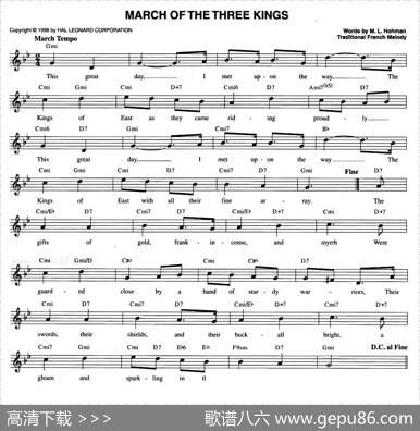MARCHOFTHETHREEKINGS
