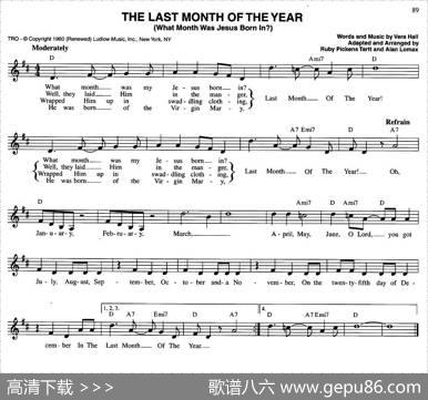 THELASTMONTHOFTHEYEAR