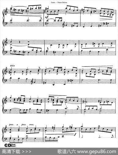 PiecesBrevesOp.84（Ⅲ）|加布里埃尔·福雷