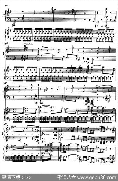 d小调第九交响曲Op.125（双钢琴P3——12）|路德维希·冯·贝多芬