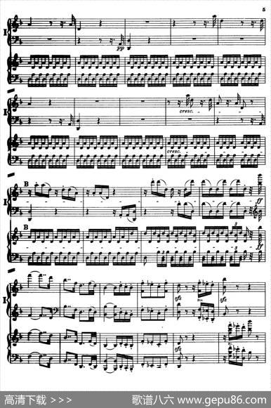 d小调第九交响曲Op.125（双钢琴P3——12）|路德维希·冯·贝多芬