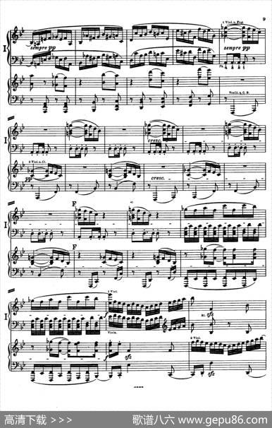 d小调第九交响曲Op.125（双钢琴P3——12）|路德维希·冯·贝多芬