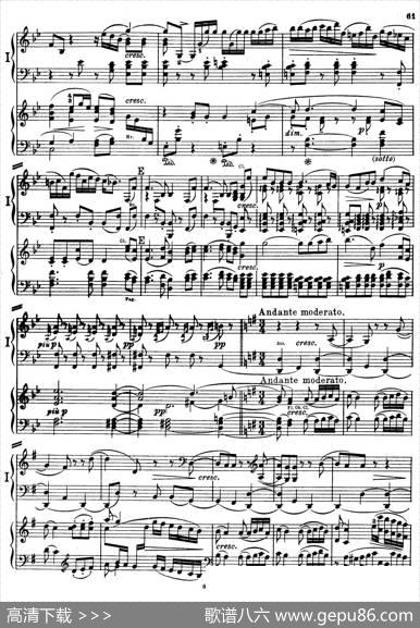 d小调第九交响曲Op.125（双钢琴P53——62）|路德维希·冯·贝多芬