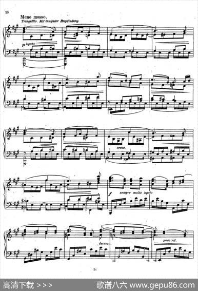FourPieces4首小品Op.2（Ⅱ）|厄恩斯特·凡·多南依