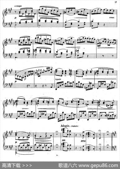 FourPieces4首小品Op.2（Ⅱ）|厄恩斯特·凡·多南依