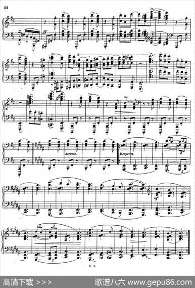 FourPieces4首小品Op.2（Ⅳ）|厄恩斯特·凡·多南依