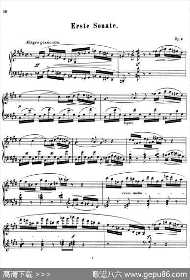升c小调第一钢琴奏鸣曲（Op.6）|泽维尔·沙温卡