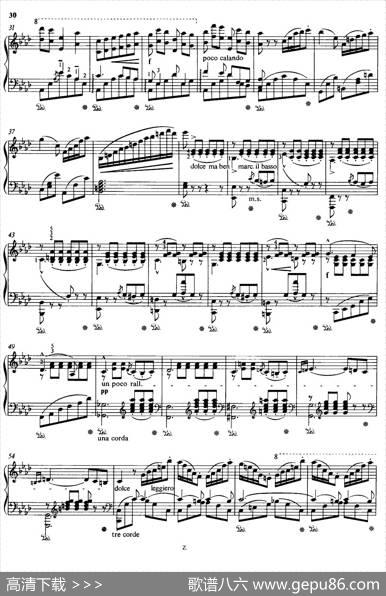 SoiréesMusicalesS.424（《音乐晚会（全12首）》第1首）|李斯特改编
