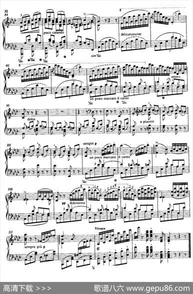 SoiréesMusicalesS.424（《音乐晚会（全12首）》第1首）|李斯特改编