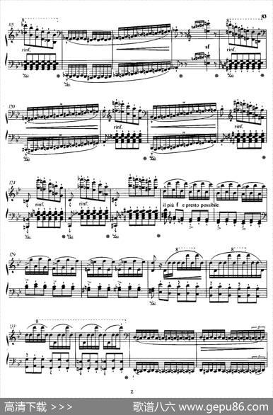 SoiréesMusicalesS.424（《音乐晚会（全12首）》第12首）|李斯特改编