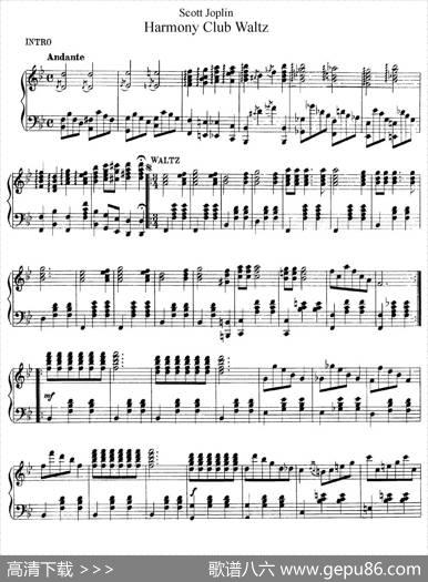 HarmonyClubWaltz|斯科特·乔普林