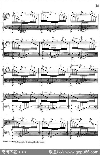 d小调第二钢琴协奏曲（钢琴独奏版）|菲利克斯·门德尔松-巴托尔迪