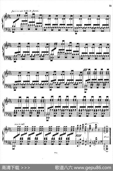 GrandeEtudedeConcertTremoloOp.58（音乐会练习曲“震音”）|路易斯·莫劳·戈特沙尔克