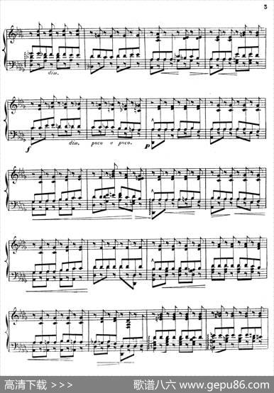 GrandeEtudedeConcertTremoloOp.58（音乐会练习曲“震音”）|路易斯·莫劳·戈特沙尔克