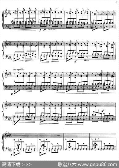 GrandeEtudedeConcertTremoloOp.58（音乐会练习曲“震音”）|路易斯·莫劳·戈特沙尔克