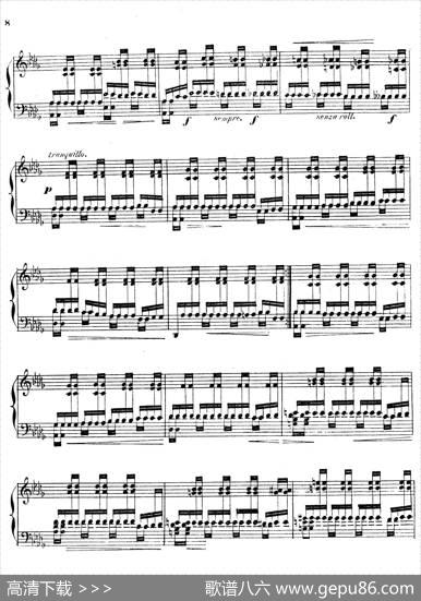 GrandeEtudedeConcertTremoloOp.58（音乐会练习曲“震音”）|路易斯·莫劳·戈特沙尔克