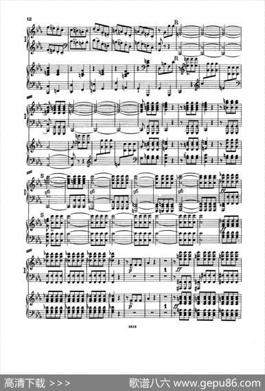 SymphonyNo.5incMinorOp.67（双钢琴版第1——2乐章）|路德维希·冯·贝多芬