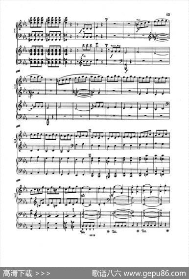 SymphonyNo.5incMinorOp.67（双钢琴版第1——2乐章）|路德维希·冯·贝多芬