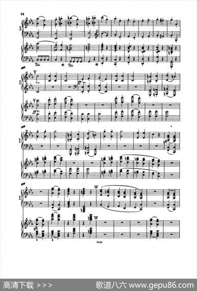 SymphonyNo.5incMinorOp.67（双钢琴版第1——2乐章）|路德维希·冯·贝多芬
