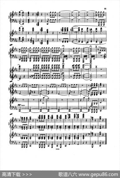 SymphonyNo.5incMinorOp.67（双钢琴版第1——2乐章）|路德维希·冯·贝多芬