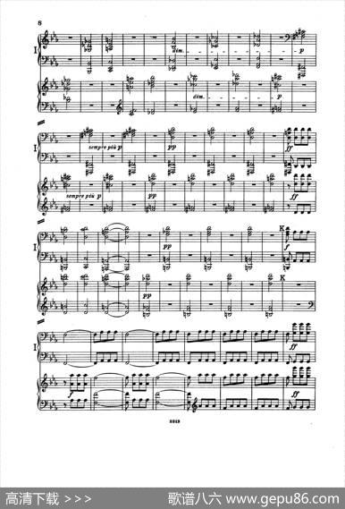 SymphonyNo.5incMinorOp.67（双钢琴版第1——2乐章）|路德维希·冯·贝多芬