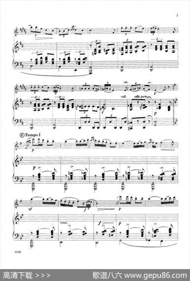 15首古典萨克斯独奏曲：1、Canzonetta（中音萨克斯+钢琴伴奏）