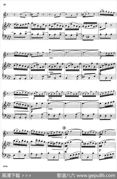 15首古典萨克斯独奏曲：2、SicilienneandAllegro（中音萨克斯+钢琴伴奏）