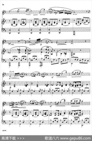 15首古典萨克斯独奏曲：3、Nocturne（中音萨克斯+钢琴伴奏）