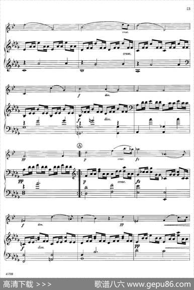 15首古典萨克斯独奏曲：5、RomanticPiece（中音萨克斯+钢琴伴奏）