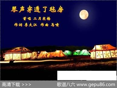 琴声穿透了毡房 - 李大江|马啸