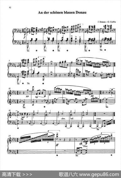 AnDerSchonenBlauenDonauOp.314（蓝色多瑙河圆舞曲）|约翰·施特劳斯