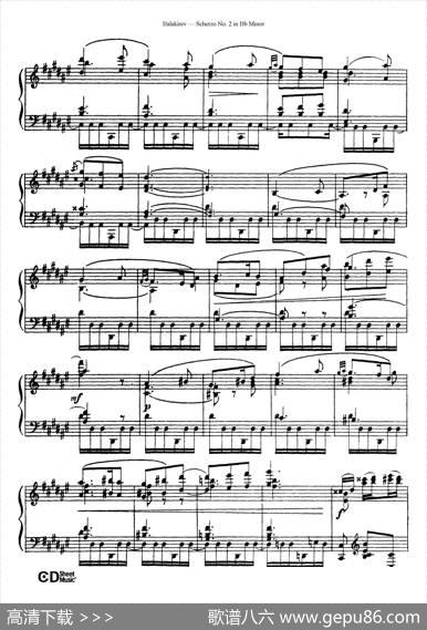 ScherzoNo.2inB-flatMinor（降b小调第二谐谑曲）|米利·巴拉基列夫