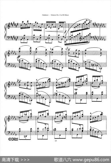 ScherzoNo.2inB-flatMinor（降b小调第二谐谑曲）|米利·巴拉基列夫