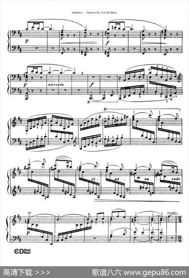 ScherzoNo.2inB-flatMinor（降b小调第二谐谑曲）|米利·巴拉基列夫