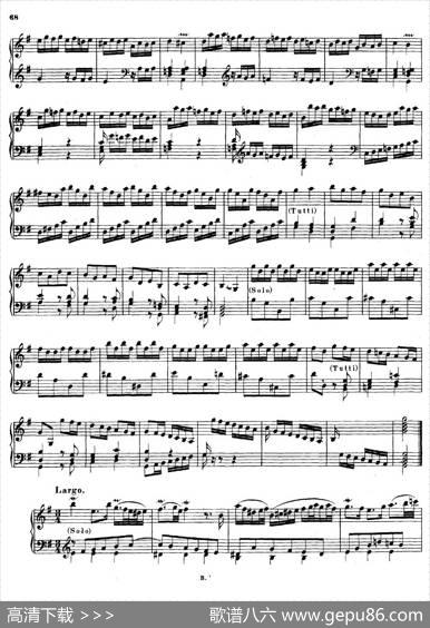 16ConcertosBWV972-987（十六首为独奏古钢琴而作的协奏曲）（P1——10）|约翰.塞巴斯蒂安.巴赫