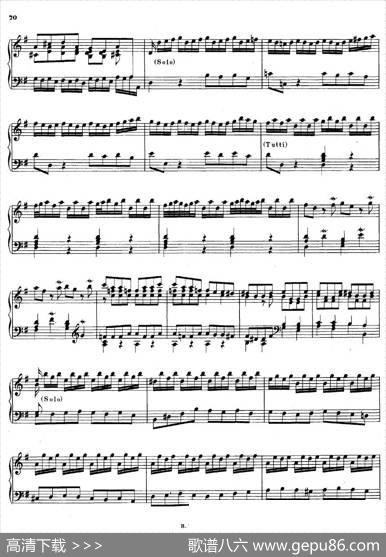 16ConcertosBWV972-987（十六首为独奏古钢琴而作的协奏曲）（P11——20）|约翰.塞巴斯蒂安.巴赫