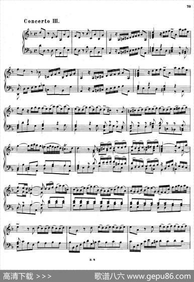 16ConcertosBWV972-987（十六首为独奏古钢琴而作的协奏曲）（P11——20）|约翰.塞巴斯蒂安.巴赫