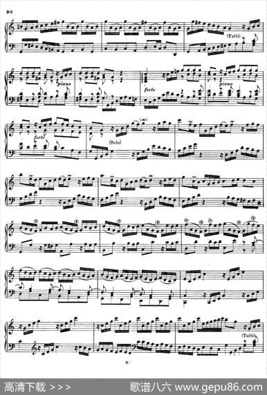 16ConcertosBWV972-987（十六首为独奏古钢琴而作的协奏曲）（P31——40）|约翰.塞巴斯蒂安.巴赫