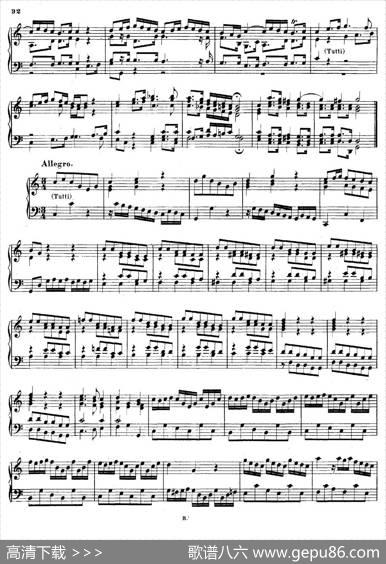 16ConcertosBWV972-987（十六首为独奏古钢琴而作的协奏曲）（P31——40）|约翰.塞巴斯蒂安.巴赫