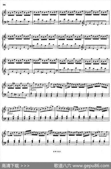 16ConcertosBWV972-987（十六首为独奏古钢琴而作的协奏曲）（P31——40）|约翰.塞巴斯蒂安.巴赫