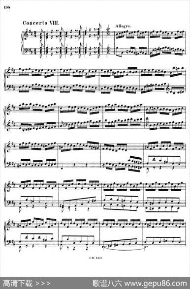 16ConcertosBWV972-987（十六首为独奏古钢琴而作的协奏曲）（P41——50）|约翰.塞巴斯蒂安.巴赫