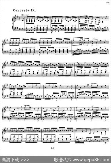 16ConcertosBWV972-987（十六首为独奏古钢琴而作的协奏曲）（P61——70）|约翰.塞巴斯蒂安.巴赫