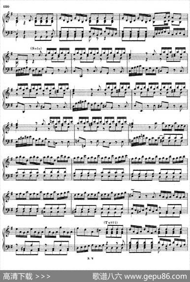 16ConcertosBWV972-987（十六首为独奏古钢琴而作的协奏曲）（P61——70）|约翰.塞巴斯蒂安.巴赫