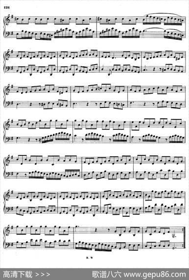 16ConcertosBWV972-987（十六首为独奏古钢琴而作的协奏曲）（P61——70）|约翰.塞巴斯蒂安.巴赫