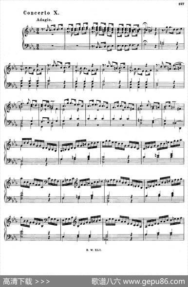 16ConcertosBWV972-987（十六首为独奏古钢琴而作的协奏曲）（P61——70）|约翰.塞巴斯蒂安.巴赫