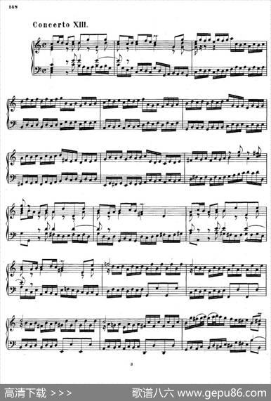 16ConcertosBWV972-987（十六首为独奏古钢琴而作的协奏曲）（P81——90）|约翰.塞巴斯蒂安.巴赫