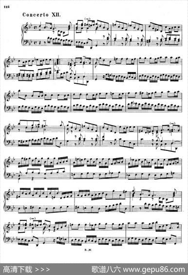 16ConcertosBWV972-987（十六首为独奏古钢琴而作的协奏曲）（P81——90）|约翰.塞巴斯蒂安.巴赫