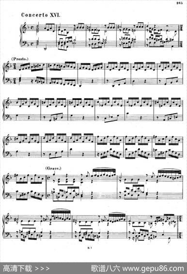 16ConcertosBWV972-987（十六首为独奏古钢琴而作的协奏曲）（P101——112）|约翰.塞巴斯蒂安.巴赫