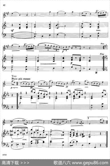 15首古典萨克斯独奏曲：9、Minuet（中音萨克斯+钢琴伴奏）